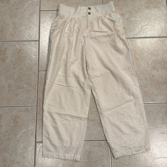 Urban Outfitters | Off White Trouser High Waist Pants | Fully Lined | size M - Picture 1 of 7